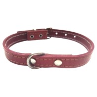 Collar Cuero Azul Laura Mod.53