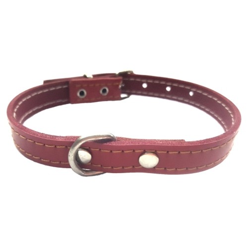 Collar Cuero Azul Laura Mod.53