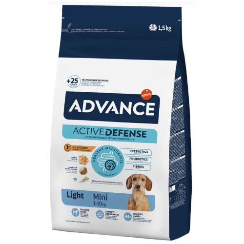 Advance Mini Light 1.5 Kg Balanced Dog Food for Small Breeds