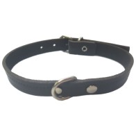 Collar Cuero Marrón Laura 1.5x40cm