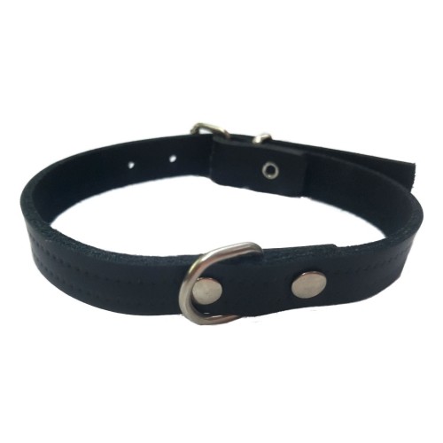 Collar de Cuero Rojo para Perros Laura