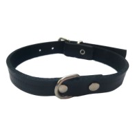Collar de Cuero Rojo para Perros Laura