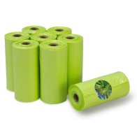 Bolsas Biocompostables 8 Rollos Respetuosas con el Medio Ambiente