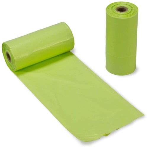 Bolsas Biocompostables 8 Rollos Respetuosas con el Medio Ambiente