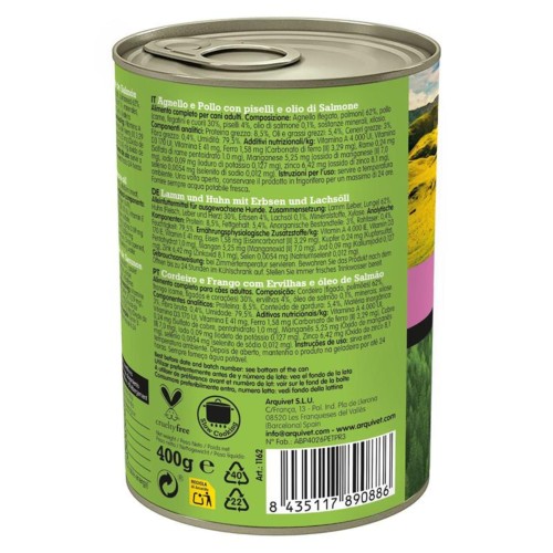 Alimento Húmedo Cordero y Pollo 400gr
