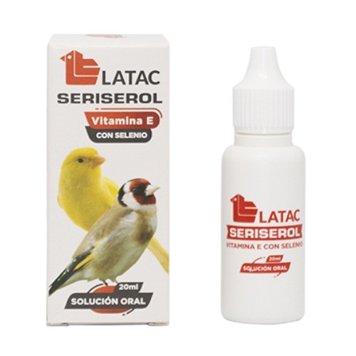 Seriserol Vitamina E+selenio 20ml - Suplemento para la Salud de Aves