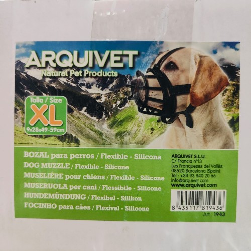 Bozal Flexible Silicona Talla XL