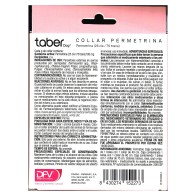 Taberdog Permethrin Dog Collar 60cm Blue