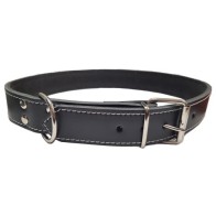 Collar Cuero Cosido 85cm. Marrón