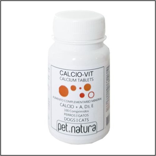 Calcium Vit for Dogs and Cats 60tab Petnatura