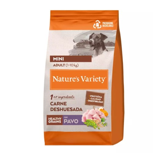 Alimento para Perros Mini Pavo de Nature's Variety para Razas Pequeñas