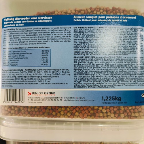Aqua-Ki Blue Fish Food 3mm Quality Nutrition