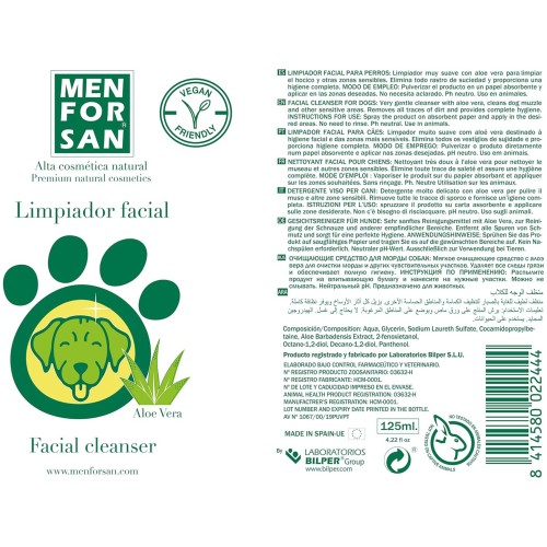 Limpiador Facial Suave para Perros 60ml