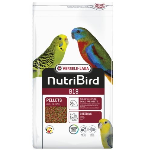 Nutribird B18 Cría 3 Kg Alimento Completo para Aves Jóvenes
