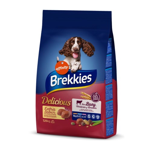 Alimento Para Perros Brekkies Delicious Beef 7.25 Kg.