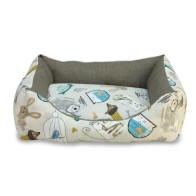 Cama Cuadrada para Mascotas 70cm - Cómoda y Acogedora