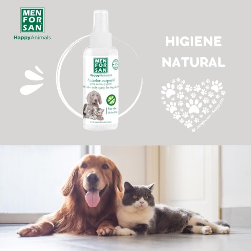 Menforsan Body Odor Eliminator Spray for Dogs 60ml