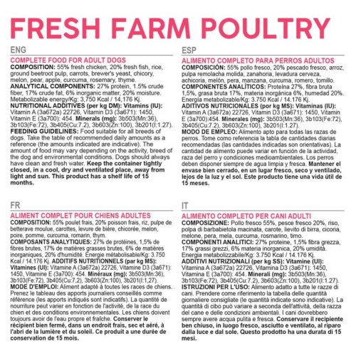 Arquivet Fresh Farm Poultry - 10 Kg para Perros