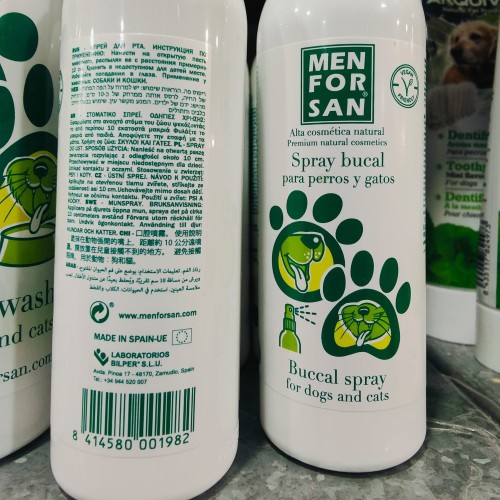 Menforsan Spray Bucal 125 Ml. Perros y Gatos