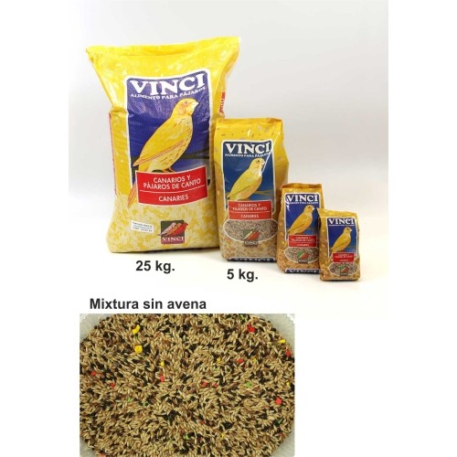 Canarios Sin Avena Vinci 25kg