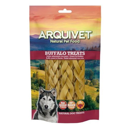 Trenzado de Piel de Búfalo - 100 Gr. | Premios Saludables para Perros