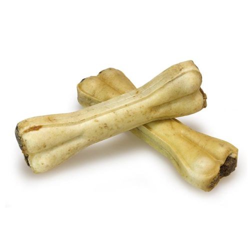 Hueso Prensado Piel Búfalo Relleno Con Tripa 15cm.
