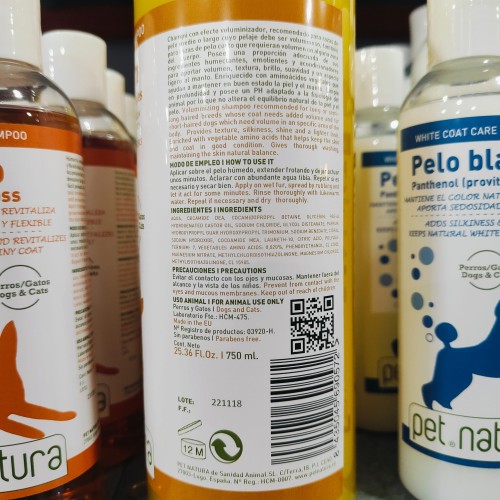 Volumizing Shampoo for Pets 750ml
