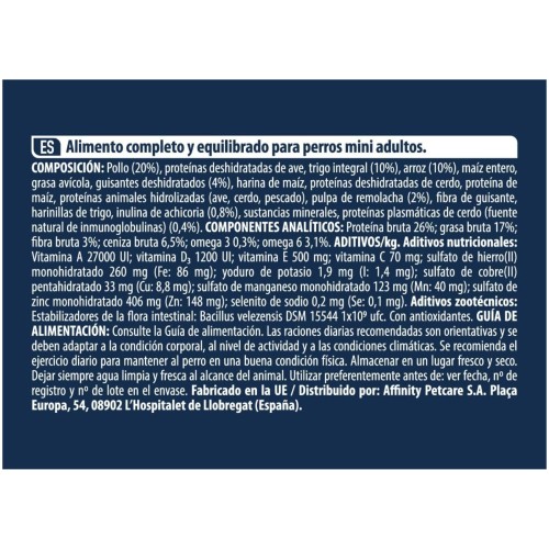 Advance Mini Adult 0.7Kg Alimento Premium Para Perros