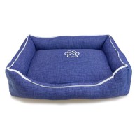 Cama Cuadrada Azul 70x55x19 cm