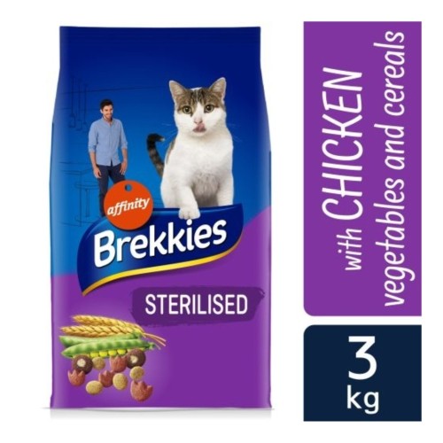 Brekkies Gato Esterilizado Pollo 3 Kg