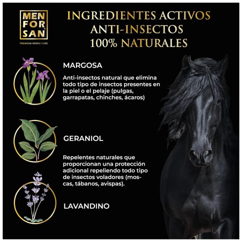 Menforsan Spray Antiinsectos Natural para Caballos 500ml