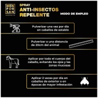 Menforsan Spray Antiinsectos Natural para Caballos 500ml