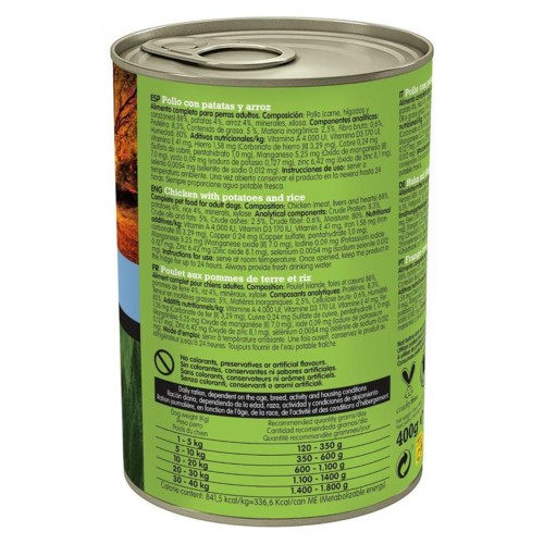 Lata Senior & Light Pollo 400g Comida Natural para Mascotas