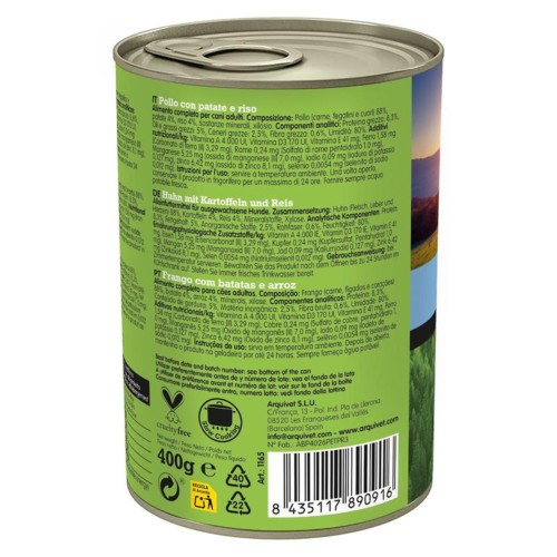 Lata Senior & Light Pollo 400g Comida Natural para Mascotas