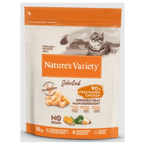 Natures Variety Gato Sin Granos Esterilizado Pollo 3 Kg
