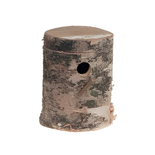 Natural Log Nest for Birds 13x17cm