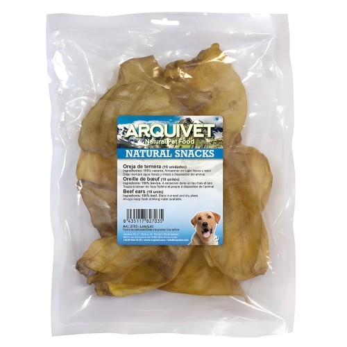 Orejas de Búfalo 100% Naturales para Perros - Arquivet