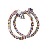 Juguete de Aros de Colores y Campana para Aves
