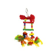 Arquivet Escalera Multicolor - Juguete Divertido para Loros y Aves