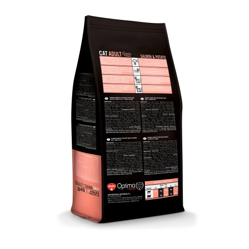 Optima Nova Cat Adult Salmón Patata 2 Kg - Comida Premium para Gatos