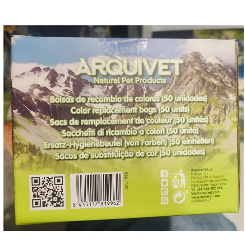 Bolsas Higienicas 50 Rollos X 20 Bolsas Arquivet