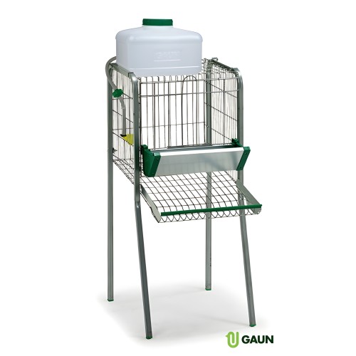 Family Chicken Coop with Metal Feeder