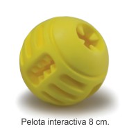 Pelota Interactiva Snacks 8 Cm.