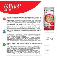 ProctDog Adult Mix 20 Kg - Comida Completa para Perros