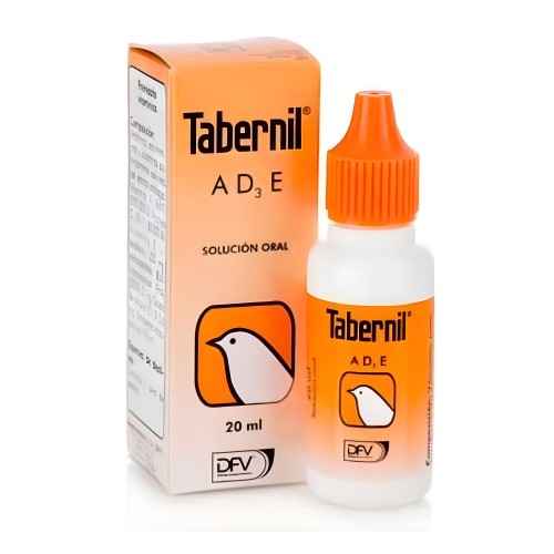 Tabernil A D3 E 20ml - Suplemento Vitamínico Esencial para Aves