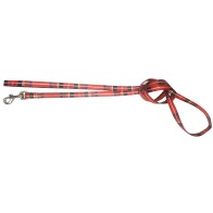 Nylon Leash 20x1200 Red Checkered