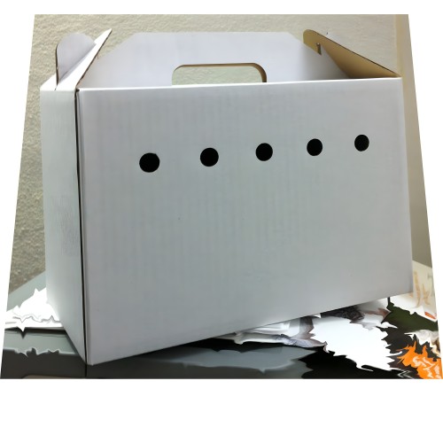Large Cardboard Transport Cage 25.5x14x18.2cm