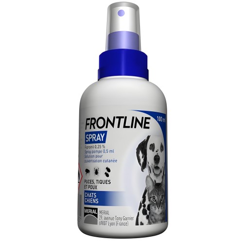 Front Line Spray Antipulgas y Garrapatas 100 Ml