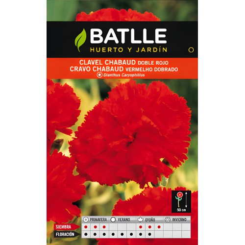 Chabaud Red Carnation Seeds - Batlle