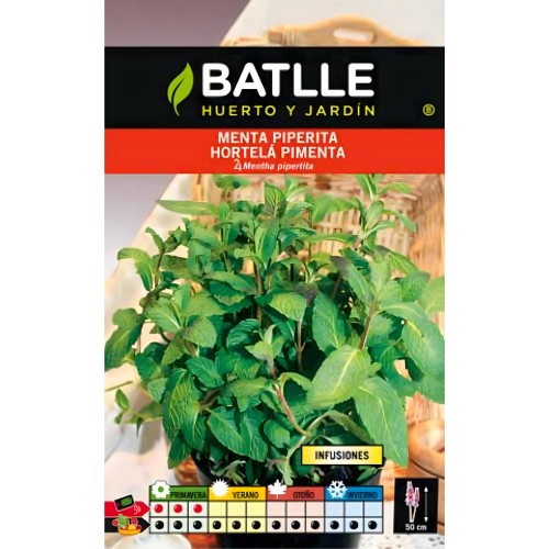 Semillas de Menta Piperita Batlle para Infusiones - Perfectas para Usos Culinarios